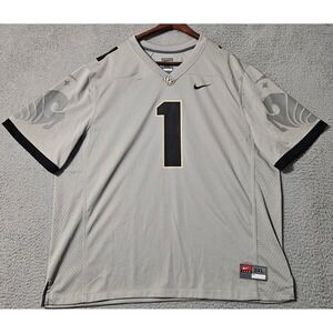 Nike Team UCF Knights Jersey Men's Size 3XL‎ Football #1 NCAA Gray Pegasus